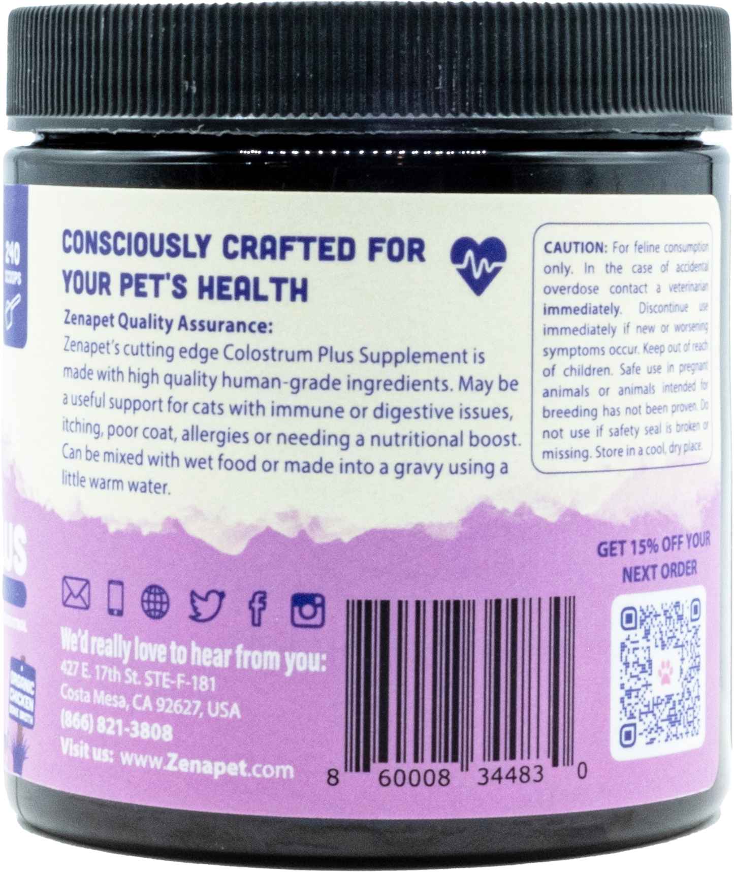 Colostrum Plus Superfood Supplement for Cats