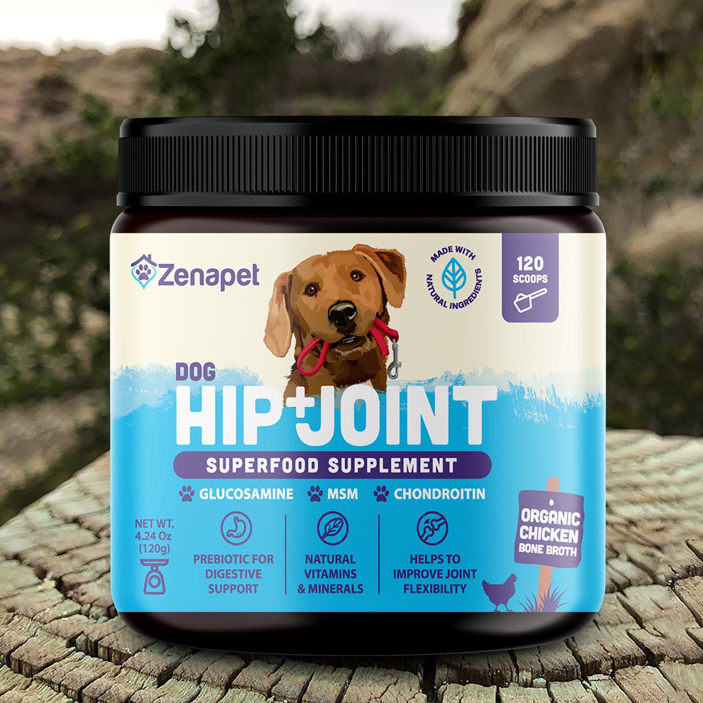 Hip & Joint Superfood Supplement for Dogs