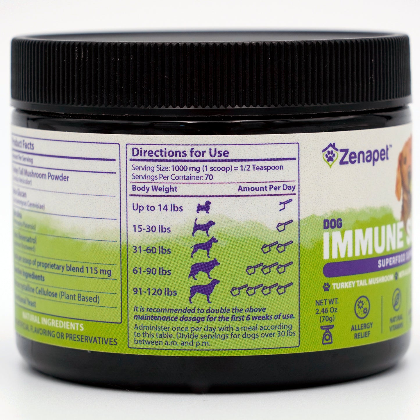 Superfood Allergy & Immune Support Booster for Dogs - 70g