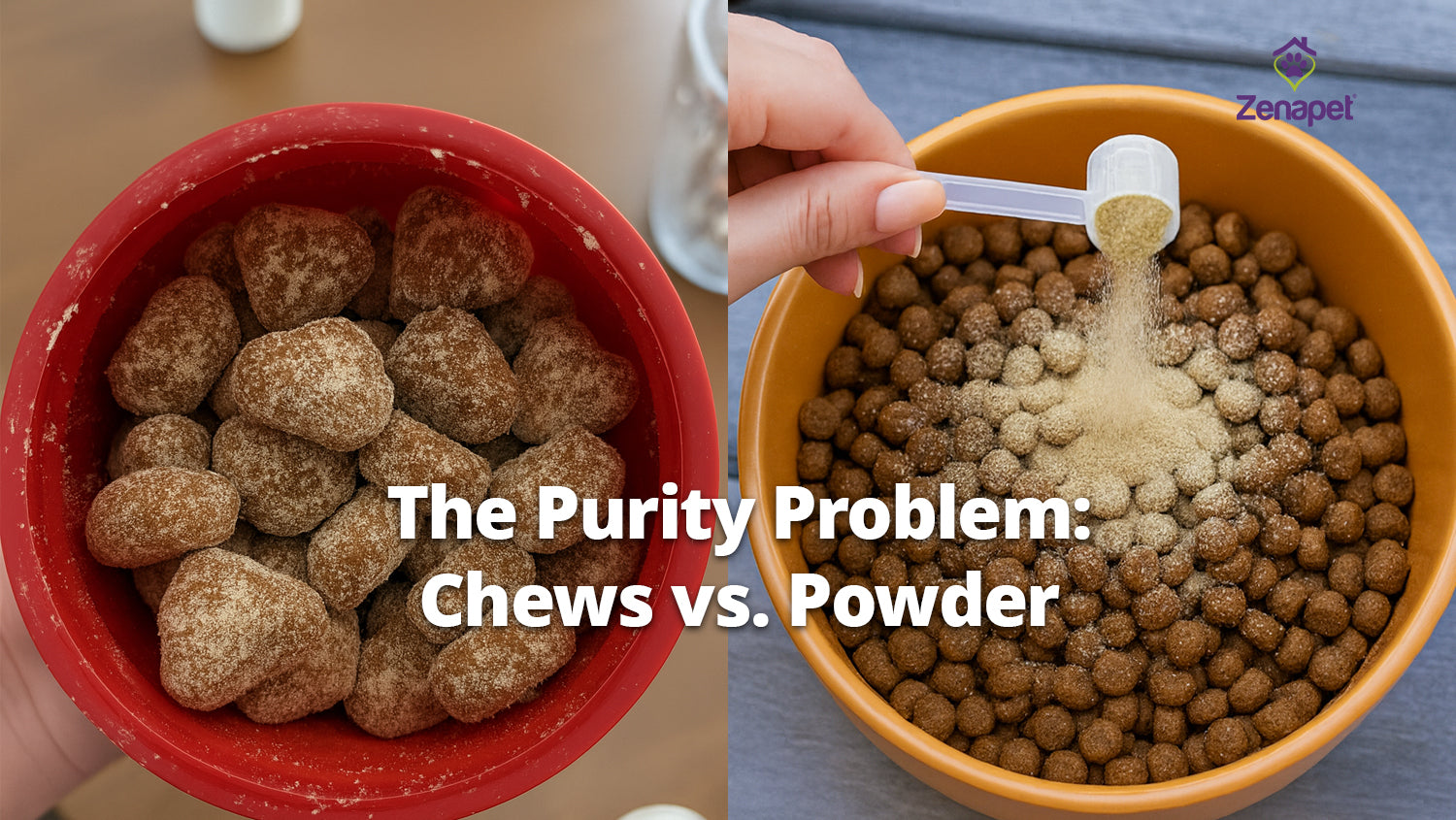 The Powder Promise: Why Zenapet's Human-Grade Supplements Are a Better Choice for Your Pet’s Wellness