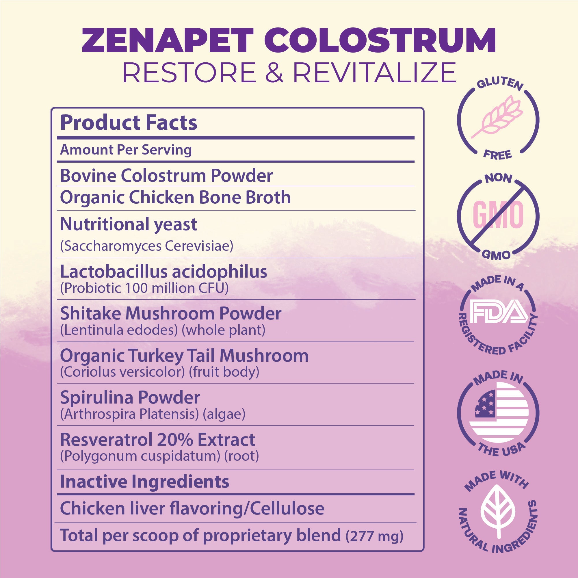 Colostrum Plus Superfood Supplement for Cats - Immune & Gut Support, 240 Servings