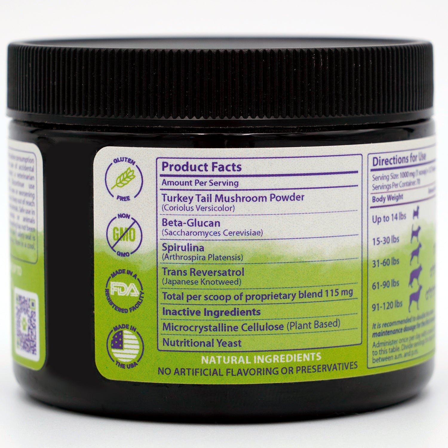 Immune Support Premium Powder Topper for Dogs