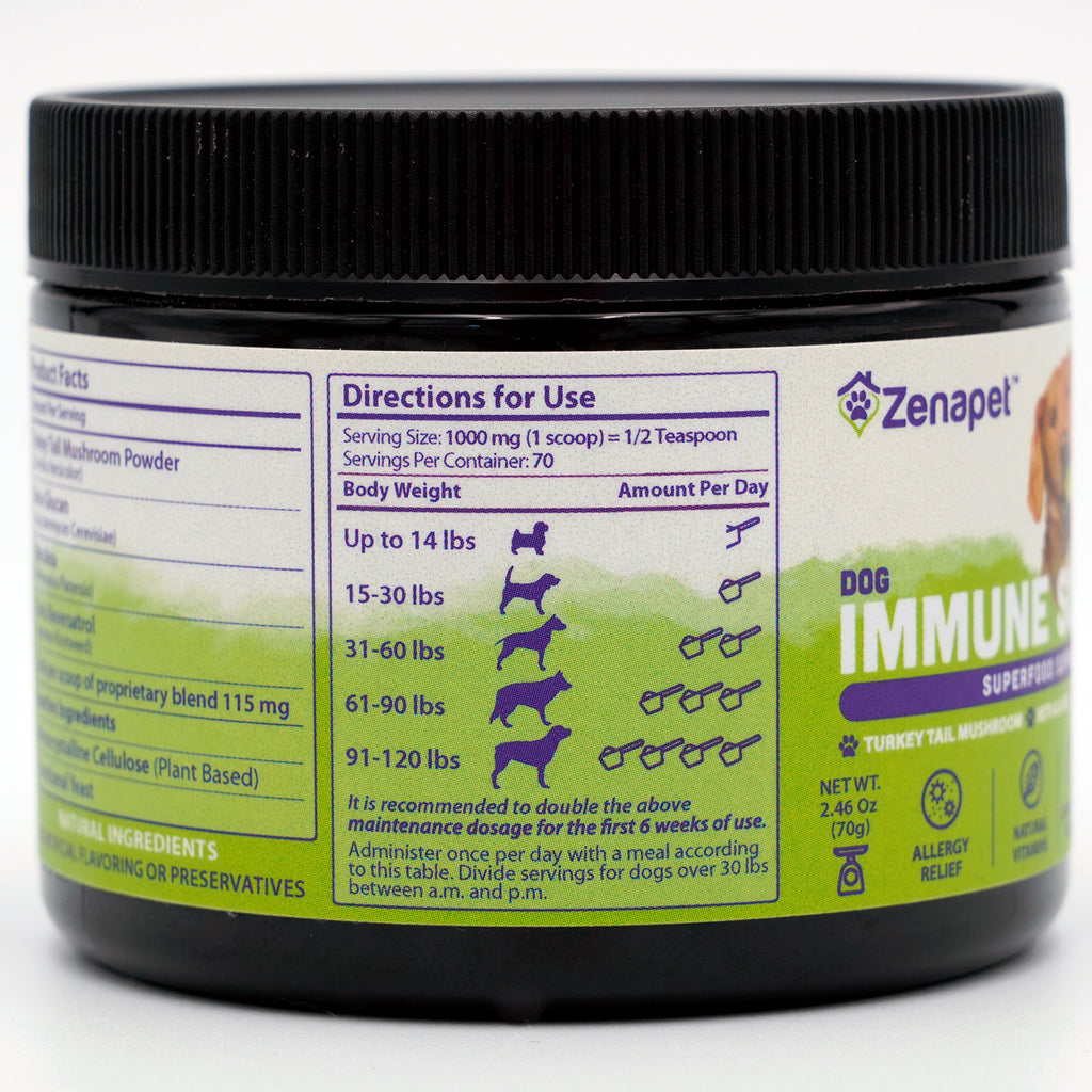 ZENAPET Dog Immune Support Premium Powder Topper