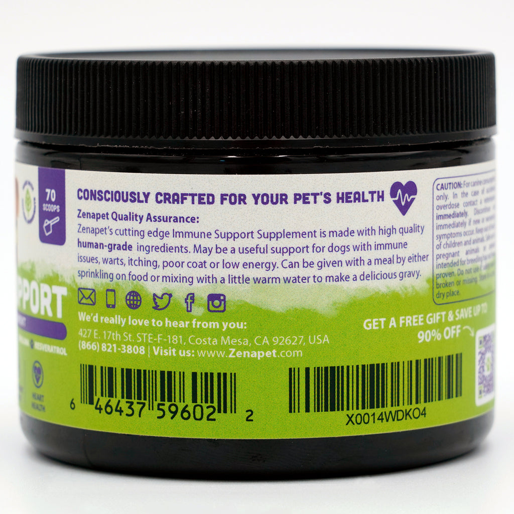 ZENAPET Dog Immune Support Premium Powder Topper