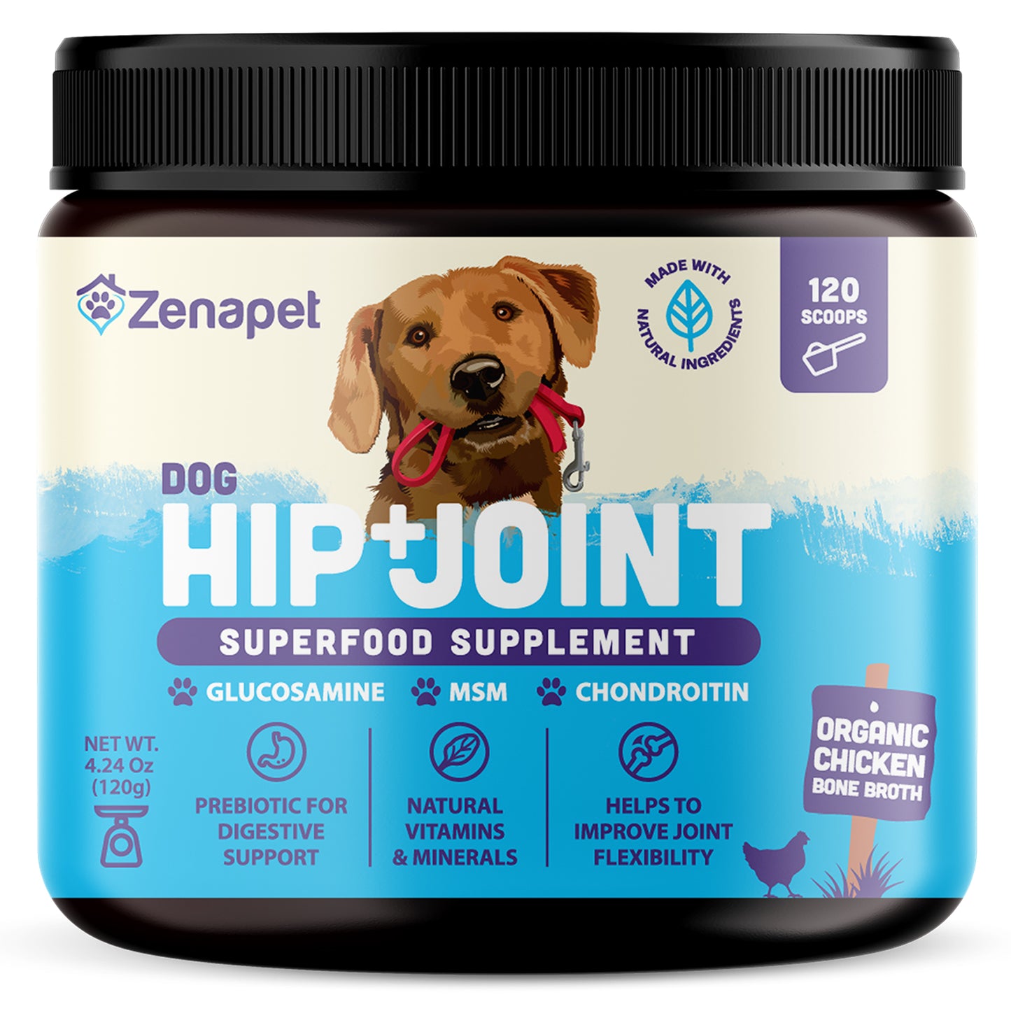 Hip & Joint Superfood Supplement for Dogs