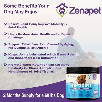 Hip & Joint Superfood Supplement for Dogs